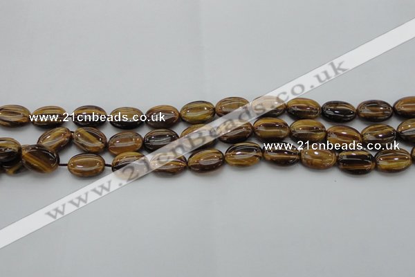 CTE1714 15.5 inches 10*14mm oval yellow tiger eye beads wholesale