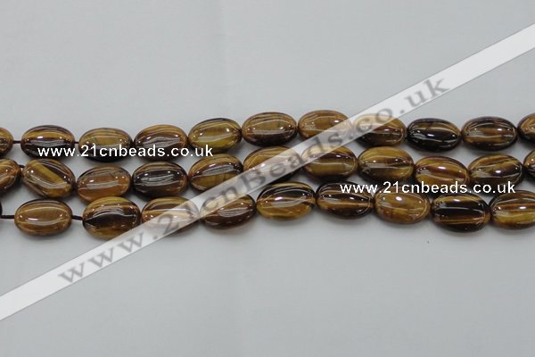 CTE1716 15.5 inches 13*18mm oval yellow tiger eye beads wholesale