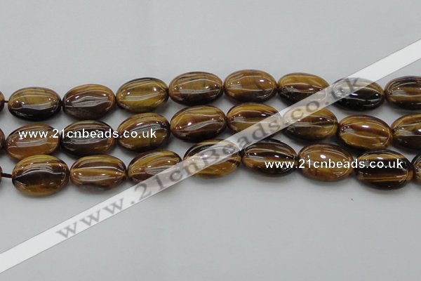 CTE1718 15.5 inches 18*25mm oval yellow tiger eye beads wholesale