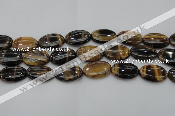 CTE1719 15.5 inches 20*30mm oval yellow tiger eye beads wholesale