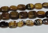 CTE173 15.5 inches 6*9mm nuggets yellow tiger eye gemstone beads