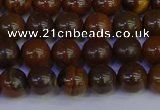 CTE1781 15.5 inches 6mm round yellow iron tiger beads wholesale