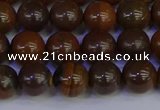 CTE1782 15.5 inches 8mm round yellow iron tiger beads wholesale