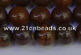 CTE1784 15.5 inches 12mm round yellow iron tiger beads wholesale