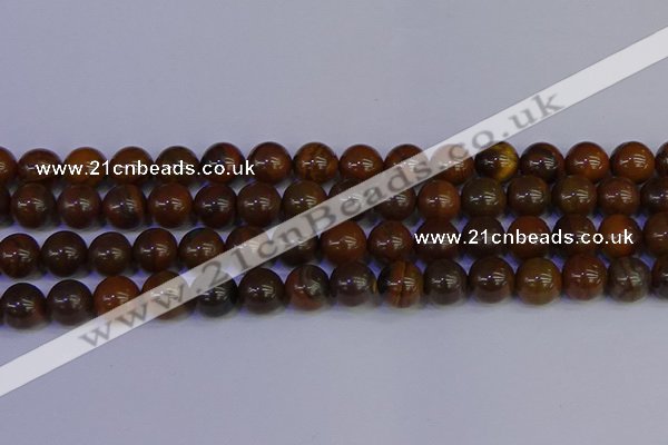 CTE1784 15.5 inches 12mm round yellow iron tiger beads wholesale