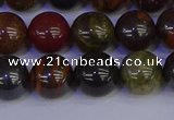 CTE1793 15.5 inches 10mm round red iron tiger beads wholesale