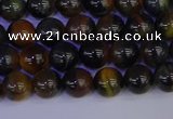 CTE1801 15.5 inches 6mm round blue iron tiger beads wholesale