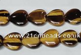 CTE182 15.5 inches 16*16mm heart yellow tiger eye gemstone beads