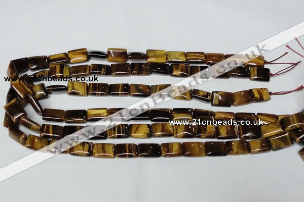 CTE191 15.5 inches 25*35mm rectangle yellow tiger eye gemstone beads