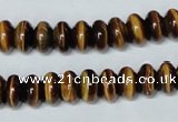 CTE195 15.5 inches 6*10mm rondelle yellow tiger eye gemstone beads