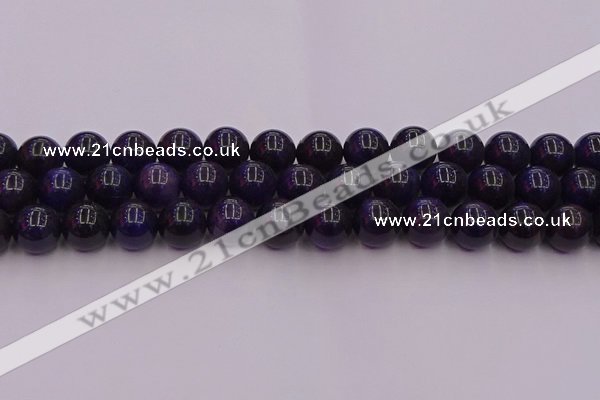 CTE1955 15.5 inches 14mm round purple tiger eye beads wholesale