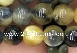 CTE2016 15.5 inches 8mm round golden & blue tiger eye beads wholesale