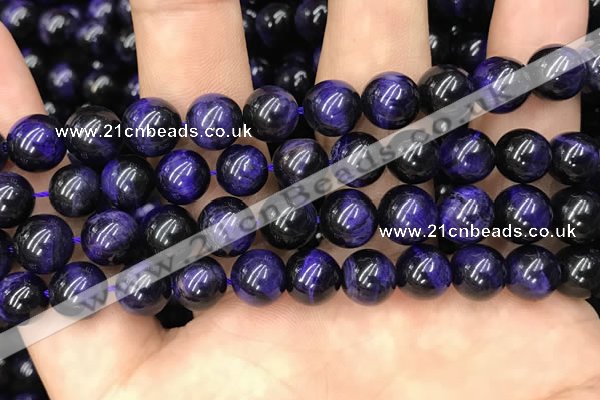 CTE2025 15.5 inches 12mm round purple tiger eye beads wholesale