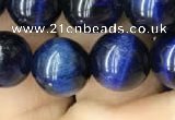 CTE2038 15.5 inches 10mm round blue tiger eye beads wholesale