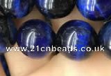 CTE2039 15.5 inches 12mm round blue tiger eye beads wholesale