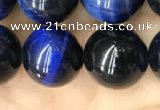 CTE2040 15.5 inches 14mm round blue tiger eye beads wholesale