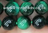 CTE2052 15.5 inches 8mm round green tiger eye beads wholesale