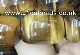 CTE2062 15.5 inches 15*20mm drum yellow tiger eye gemstone beads