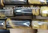CTE2073 15.5 inches 6*16mm tube yellow tiger eye gemstone beads