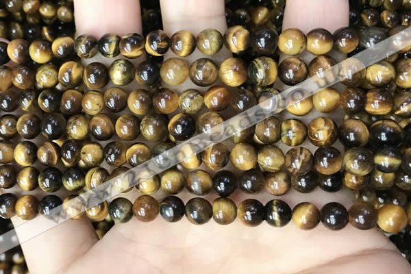 CTE2147 15.5 inches 6mm round yellow tiger eye beads wholesale