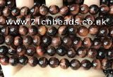 CTE2182 15.5 inches 8mm round red tiger eye gemstone beads