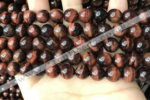 CTE2183 15.5 inches 10mm round red tiger eye gemstone beads