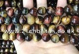 CTE2195 15.5 inches 14mm round mixed tiger eye beads wholesale