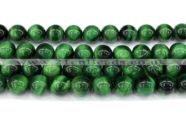 CTE2406 15 inches 10mm round green tiger eye beads