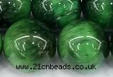 CTE2407 15 inches 12mm round green tiger eye beads