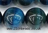 CTE2427 15 inches 12mm round blue tiger eye beads