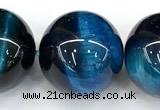 CTE2428 15 inches 14mm round blue tiger eye beads