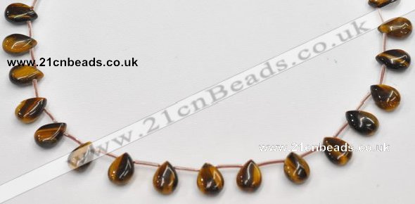 CTE25 teardrop 18*25mm yellow tiger eye beads Wholesale