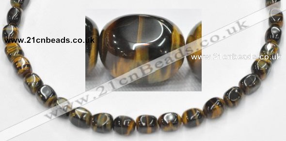 CTE32 15.5 inches 9*13mm freeform blue tiger eye beads wholesale