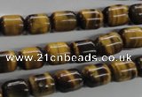 CTE328 15.5 inches 8*10mm drum yellow tiger eye gemstone beads