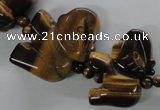 CTE339 15.5 inches 20*25mm animal yellow tiger eye gemstone beads