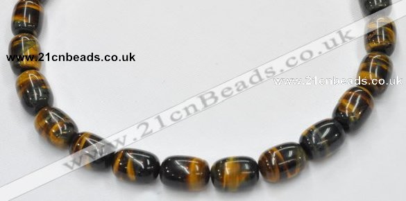 CTE34 15.5 inches 13*18mm egg-shaped blue tiger eye beads wholesale