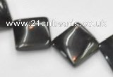 CTE37 15.5 inches 15*15mm square blue tiger eye beads wholesale