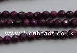 CTE471 15.5 inches 6mm faceted round red tiger eye beads wholesale