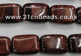 CTE56 15.5 inches 13*18mm rectangle red tiger eye gemstone beads