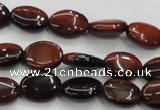 CTE57 15.5 inches 10*14mm oval red tiger eye gemstone beads