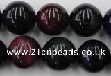 CTE597 15.5 inches 18mm round colorful tiger eye beads wholesale