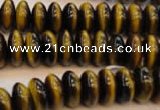 CTE603 15.5 inches 6*12mm rondelle yellow tiger eye beads wholesale