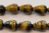 CTE608 15.5 inches 12*16mm teardrop yellow tiger eye beads wholesale