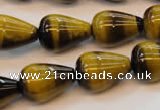 CTE610 15.5 inches 15*20mm teardrop yellow tiger eye beads wholesale