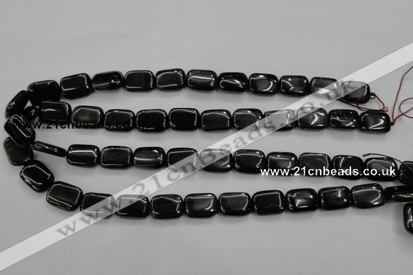 CTE71 15.5 inches 12*16mm rectangle blue tiger eye gemstone beads