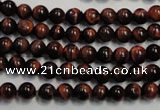 CTE83 15.5 inches 6mm round red tiger eye gemstone beads