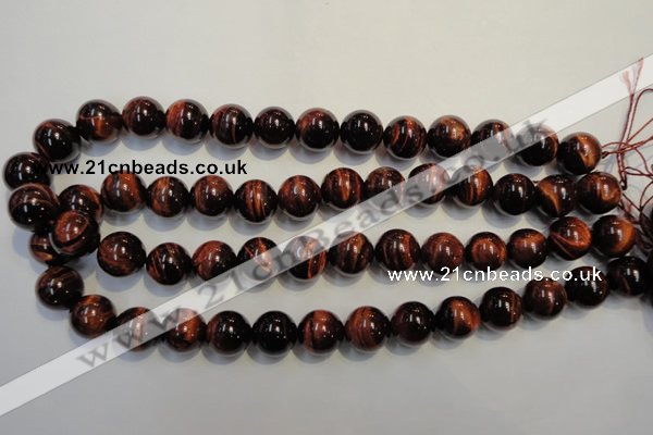 CTE87 15.5 inches 14mm round red tiger eye gemstone beads