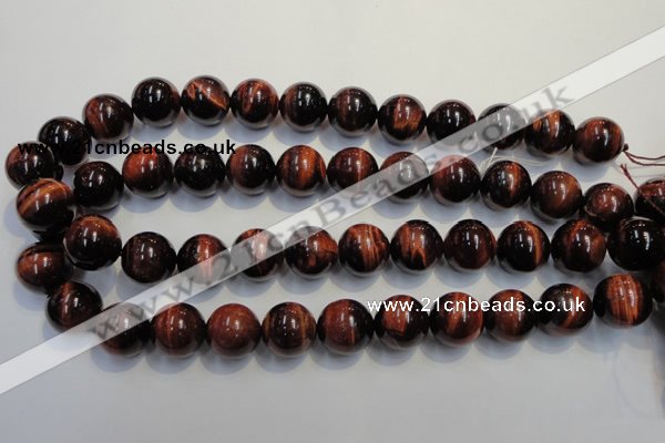 CTE88 15.5 inches 16mm round red tiger eye gemstone beads