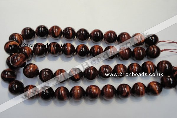 CTE89 15.5 inches 18mm round red tiger eye gemstone beads