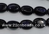 CTE951 15.5 inches 10*14mm oval dyed blue tiger eye beads wholesale